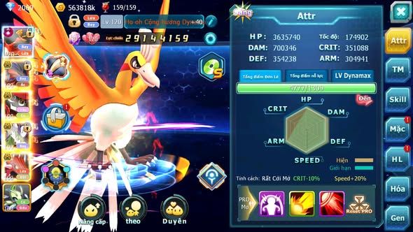 MÃ : #TTS5114 - SV 1516 - TOP 36 - V12 - HOOH CH DYNAMAX YVETAL BC TAPU BULU BC THẦN GIÓ BC QVLD BC NHIỀU PET HT