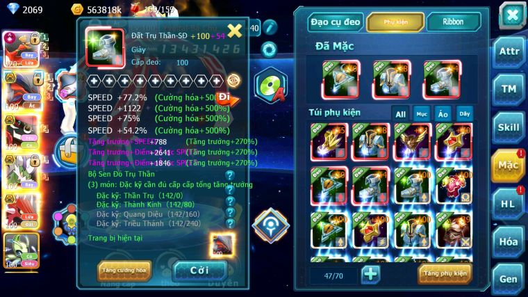 MÃ : #TTS5114 - SV 1516 - TOP 36 - V12 - HOOH CH DYNAMAX YVETAL BC TAPU BULU BC THẦN GIÓ BC QVLD BC NHIỀU PET HT