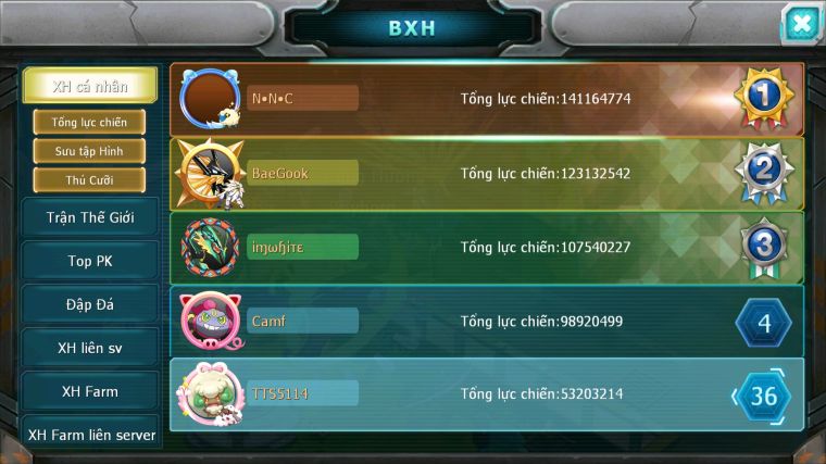 MÃ : #TTS5114 - SV 1516 - TOP 36 - V12 - HOOH CH DYNAMAX YVETAL BC TAPU BULU BC THẦN GIÓ BC QVLD BC NHIỀU PET HT