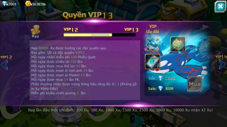 MÃ : #TTS5114 - SV 1516 - TOP 36 - V12 - HOOH CH DYNAMAX YVETAL BC TAPU BULU BC THẦN GIÓ BC QVLD BC NHIỀU PET HT