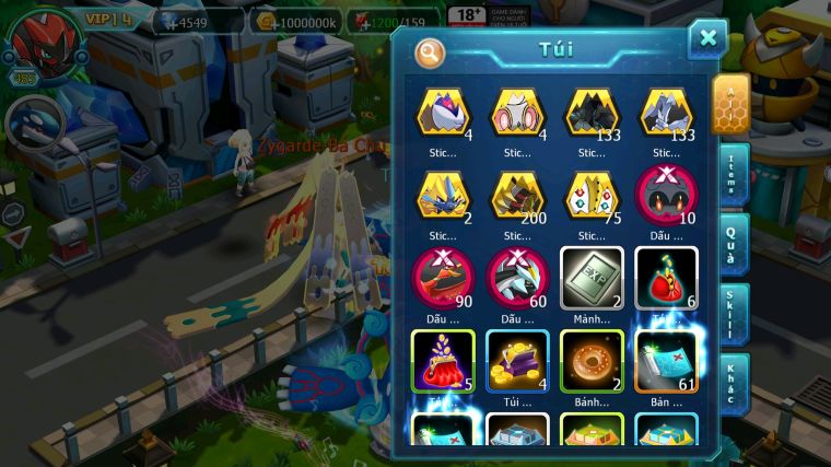 MÃ : #TTS5120 - SV 243 - TOP 42 - V14 - RAYQUAZA BC HOOH BC UNVOA WB BC DIANCIE BC PALKIA BC Z100 BC