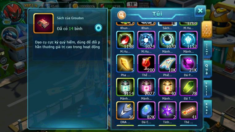 MÃ : #TTS5120 - SV 243 - TOP 42 - V14 - RAYQUAZA BC HOOH BC UNVOA WB BC DIANCIE BC PALKIA BC Z100 BC