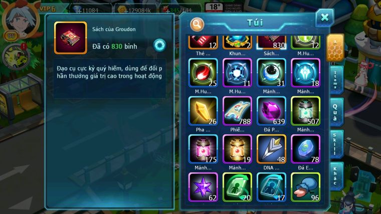 MÃ : #TTS5119 - SV1772 - V6 - 11K KC - 800 SÁCH QVBC BÁ CHỦ KYOGRE RAIKOU DIALGA