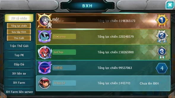 MÃ : #TTS5117 - SV 1548 - V4 - UNOVA THẦN ĐIỆN MES