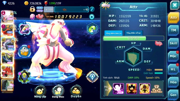 MÃ : #TTS5121 - SV 1162 - V13 - TOP 36 - DIANCIE CỘNG HƯỞNG DYNAMAX HOOH DYNAMAX HOOH DYNAMAX PALKIA BÁ CHỦ XERM BC QVLD BC NHIỀU PET HUYỀN THOẠI
