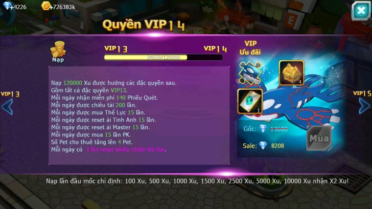 MÃ : #TTS5121 - SV 1162 - V13 - TOP 36 - DIANCIE CỘNG HƯỞNG DYNAMAX HOOH DYNAMAX HOOH DYNAMAX PALKIA BÁ CHỦ XERM BC QVLD BC NHIỀU PET HUYỀN THOẠI