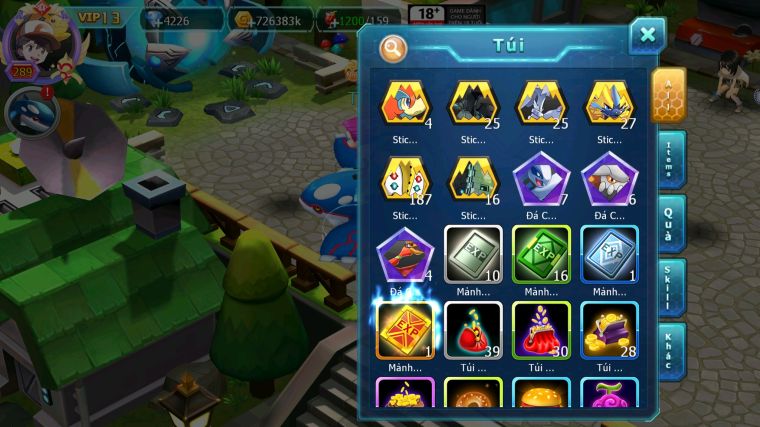 MÃ : #TTS5121 - SV 1162 - V13 - TOP 36 - DIANCIE CỘNG HƯỞNG DYNAMAX HOOH DYNAMAX HOOH DYNAMAX PALKIA BÁ CHỦ XERM BC QVLD BC NHIỀU PET HUYỀN THOẠI