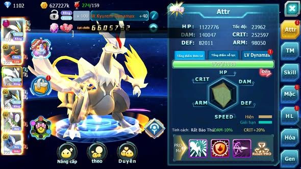 MÃ : #TTS5140 - SV 1420 - V12 - WHTE DYNAMAX HOOH BC UNVOA BLACK BC THẦN GIÓ BC LUGIA BC CẶP LATI BC NHIỀU PET HT
