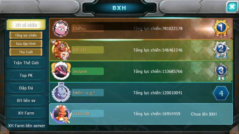 MÃ : #TTS5140 - SV 1420 - V12 - WHTE DYNAMAX HOOH BC UNVOA BLACK BC THẦN GIÓ BC LUGIA BC CẶP LATI BC NHIỀU PET HT