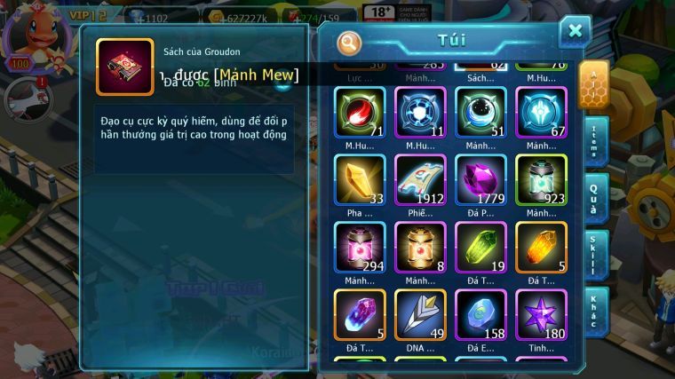 MÃ : #TTS5140 - SV 1420 - V12 - WHTE DYNAMAX HOOH BC UNVOA BLACK BC THẦN GIÓ BC LUGIA BC CẶP LATI BC NHIỀU PET HT