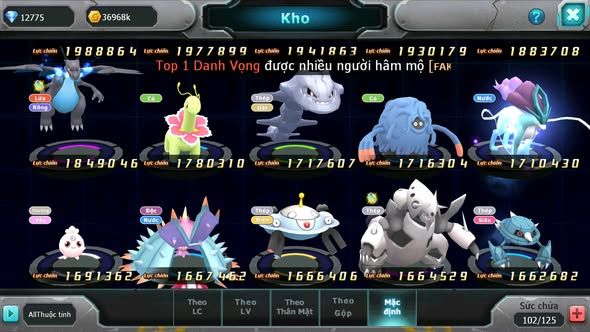MÃ : #TTS5137 - SV 1719 V12- TOP32 - TAPU BULU CỘNG HƯỞNG YVETAL THẦN GIÓ BC UNVOA BUILD CỰC HAY