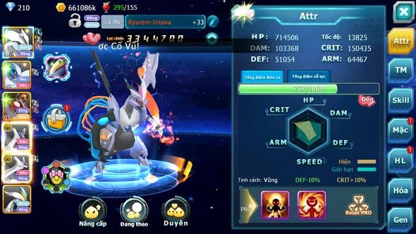 MÃ : #TTS5136 - SV 1401 - V4  - UNVOA CẶP LATI BÁ CHỦ LUGIA ZEVIL GROUDON MEW GIÁP NHIỀU PET HT