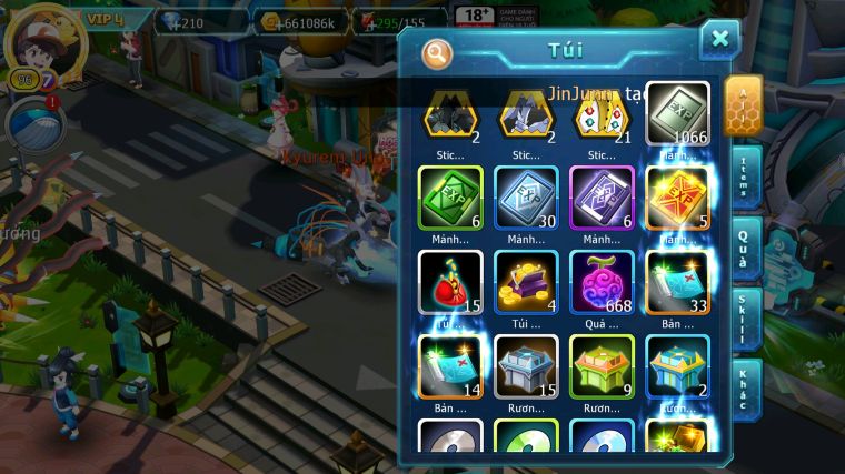 MÃ : #TTS5136 - SV 1401 - V4  - UNVOA CẶP LATI BÁ CHỦ LUGIA ZEVIL GROUDON MEW GIÁP NHIỀU PET HT