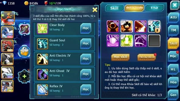 MÃ : #TTS5135 - SV1527 - HOOH LUGIA GROUDON ARC NHAM UNVOA