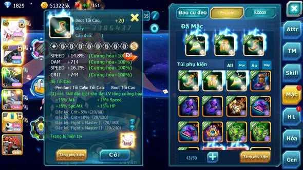 MÃ : #TTS5132- SV 1695 - V6 - DIANCIE BC TAPU FINI BC XERM MEWTWO