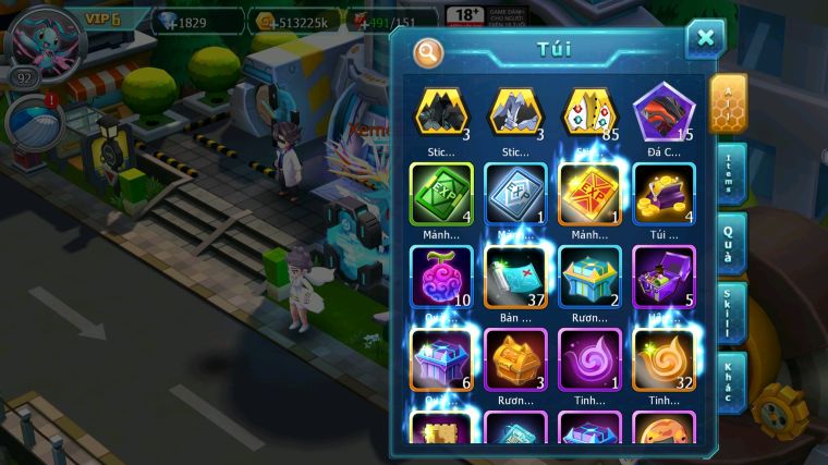 MÃ : #TTS5132- SV 1695 - V6 - DIANCIE BC TAPU FINI BC XERM MEWTWO