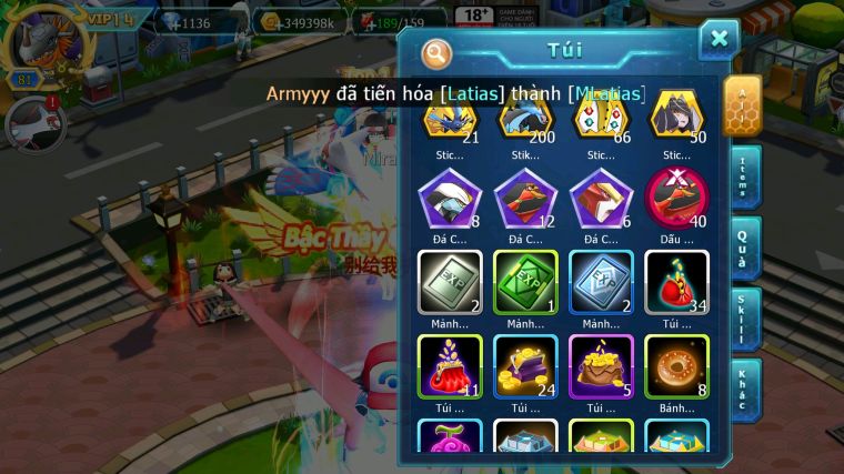 MÃ : #TTS5144 - SV 1727 -TOP42 - V14 - UNVOA BÁ CHỦ WB BÁ CHỦ HOOH DYNAMAX RAYQUAZA MEW GIÁP BC NHIEEUF PET HT