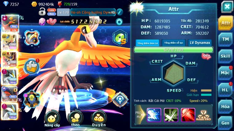 MÃ : #TTS5154 - SV 986 - TOP4 - V17 - HOOH CH DYNAMAX CẶP KIẾM KHIÊN BÁ CHỦ UNVOA BÁ CHỦ WB DYNAMAX YVETAL CỘNG HƯỞNG NHIỀU PET HT