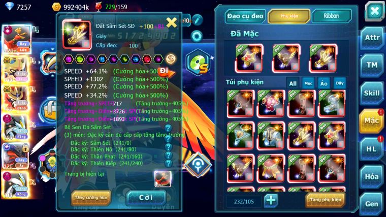 MÃ : #TTS5154 - SV 986 - TOP4 - V17 - HOOH CH DYNAMAX CẶP KIẾM KHIÊN BÁ CHỦ UNVOA BÁ CHỦ WB DYNAMAX YVETAL CỘNG HƯỞNG NHIỀU PET HT