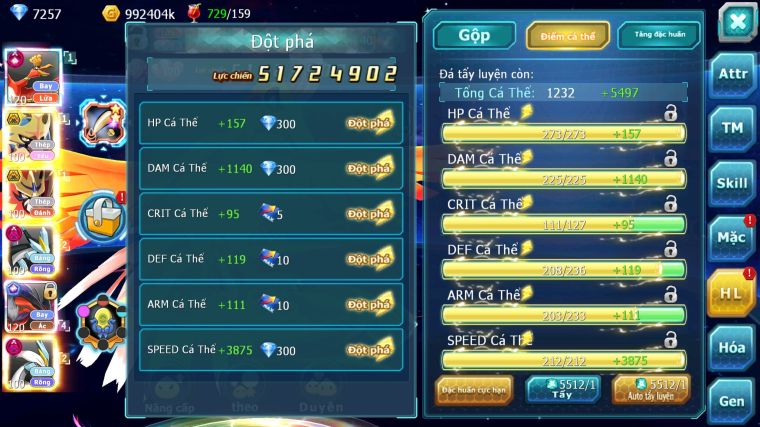 MÃ : #TTS5154 - SV 986 - TOP4 - V17 - HOOH CH DYNAMAX CẶP KIẾM KHIÊN BÁ CHỦ UNVOA BÁ CHỦ WB DYNAMAX YVETAL CỘNG HƯỞNG NHIỀU PET HT