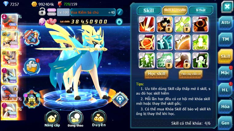 MÃ : #TTS5154 - SV 986 - TOP4 - V17 - HOOH CH DYNAMAX CẶP KIẾM KHIÊN BÁ CHỦ UNVOA BÁ CHỦ WB DYNAMAX YVETAL CỘNG HƯỞNG NHIỀU PET HT