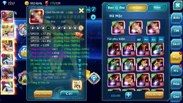 MÃ : #TTS5154 - SV 986 - TOP4 - V17 - HOOH CH DYNAMAX CẶP KIẾM KHIÊN BÁ CHỦ UNVOA BÁ CHỦ WB DYNAMAX YVETAL CỘNG HƯỞNG NHIỀU PET HT