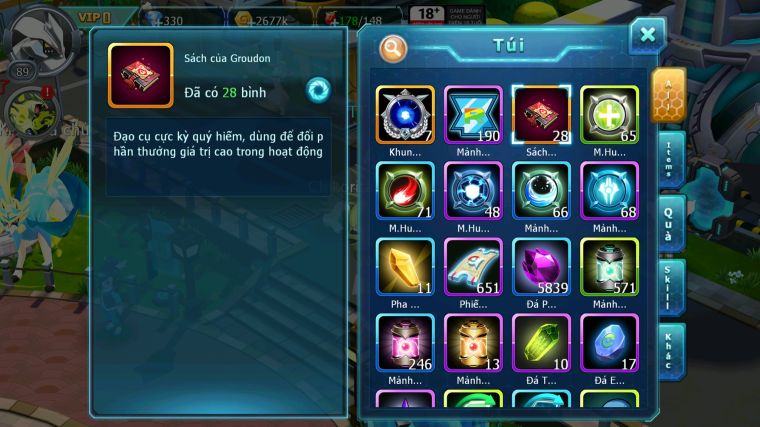 MÃ : #TTS5157 - SV1778 - UNVOA QVLD BC TAPU BULU JIRACHI TAPU FINI