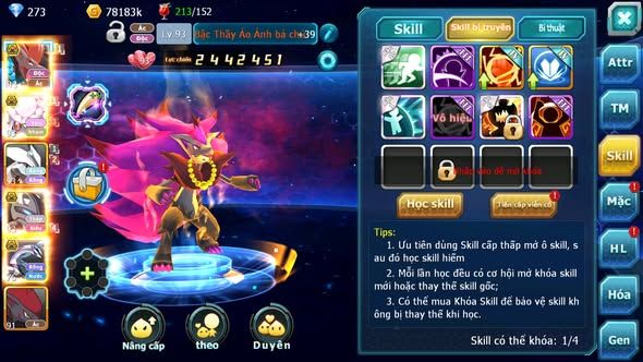 MÃ : #TTS5163 - SV 1152 - V3 - BTAA BC DIANCIE BC UNVOA MEW GIÁP BC PALKIA NHIỀU PET HT