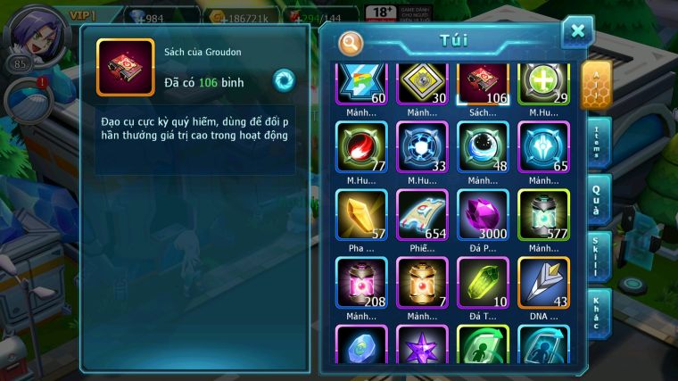 MÃ : #TTS5161 - SV 1749 - UNVOA CẶP LATI BÁ CHỦ MEW GIÁP LUGIA GÔDRA