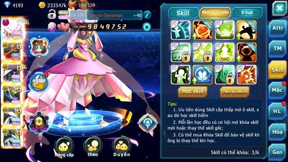 MÃ : #TTS5169 - SV 1337 - TOP51 - V12 - 3K5 SÁCH - DIANCIE DYNAMAX HOOH BC TAPU FINI BC XERM BC UNVOA WB BC NHIỀU PET HT