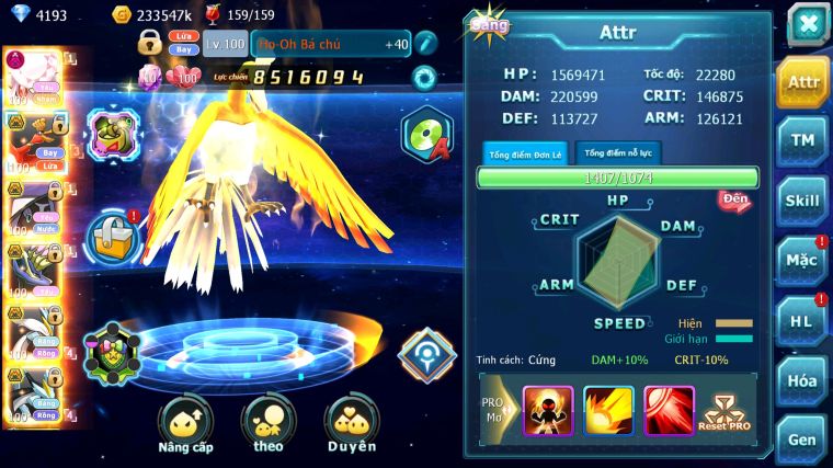 MÃ : #TTS5169 - SV 1337 - TOP51 - V12 - 3K5 SÁCH - DIANCIE DYNAMAX HOOH BC TAPU FINI BC XERM BC UNVOA WB BC NHIỀU PET HT