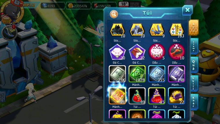 MÃ : #TTS5169 - SV 1337 - TOP51 - V12 - 3K5 SÁCH - DIANCIE DYNAMAX HOOH BC TAPU FINI BC XERM BC UNVOA WB BC NHIỀU PET HT