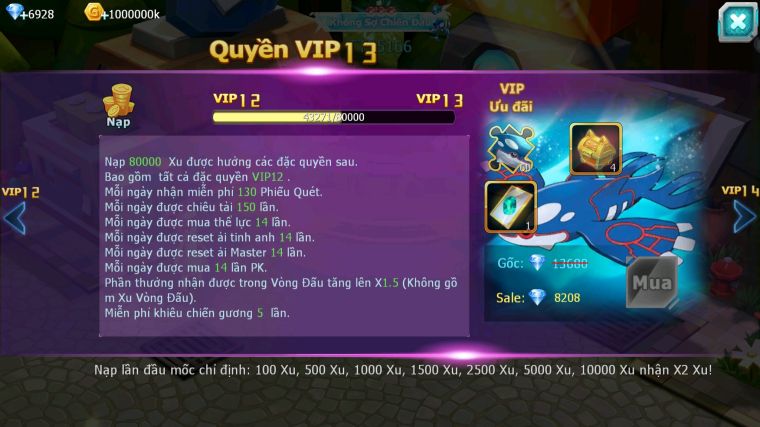 MÃ : #TTS5166 - SV 1361 - HOOH DYNAMAX PALKIA BC THẦN GIÓ BC DIANCIE BC QVLD BC UNVOA MEW GIÁ BC NHIỀU PET HUYỀN THOẠI