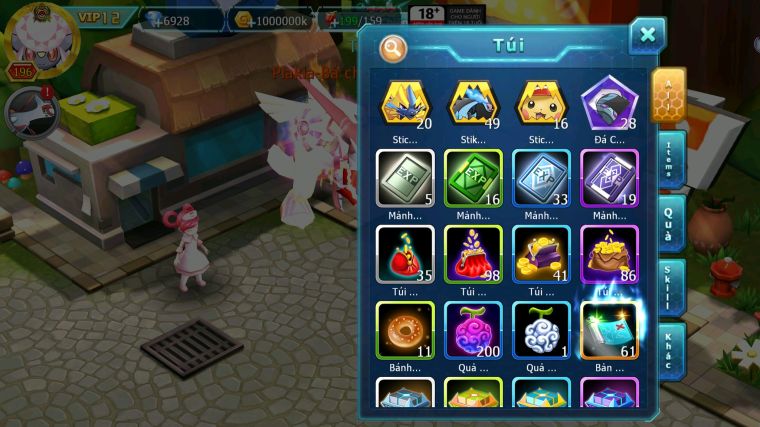 MÃ : #TTS5166 - SV 1361 - HOOH DYNAMAX PALKIA BC THẦN GIÓ BC DIANCIE BC QVLD BC UNVOA MEW GIÁ BC NHIỀU PET HUYỀN THOẠI