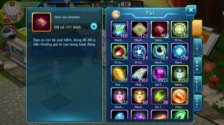 MÃ : #TTS5166 - SV 1361 - HOOH DYNAMAX PALKIA BC THẦN GIÓ BC DIANCIE BC QVLD BC UNVOA MEW GIÁ BC NHIỀU PET HUYỀN THOẠI