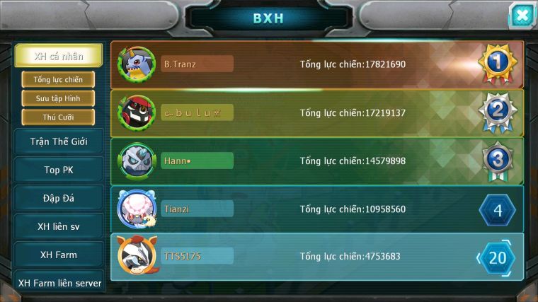 MÃ : #TTS5175 - SV 1799 - TOP15 - V6 - UNVOA CẶP LATI BÁ CHỦ MES KYOPE ZEVIL GIRATINA