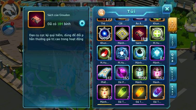 MÃ : #TTS5175 - SV 1799 - TOP15 - V6 - UNVOA CẶP LATI BÁ CHỦ MES KYOPE ZEVIL GIRATINA