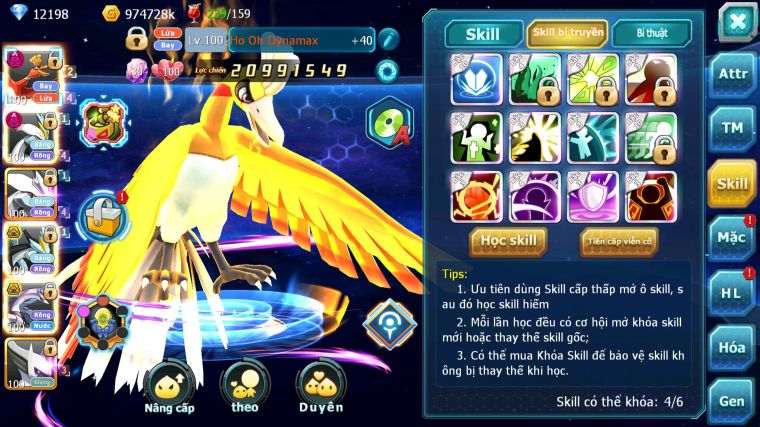 MÃ : #TTS5174 - SV 987 - TOP31 V12 - 12K KC - HOOH DYNAMAX WHITE DYNAMAX BLACK UNVOA PALKIA BC NHIỀU PET BÁ CHỦ QUÁ NGON