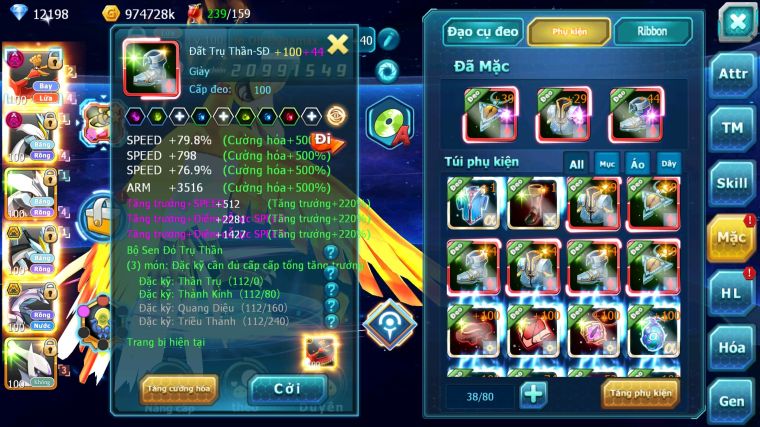 MÃ : #TTS5174 - SV 987 - TOP31 V12 - 12K KC - HOOH DYNAMAX WHITE DYNAMAX BLACK UNVOA PALKIA BC NHIỀU PET BÁ CHỦ QUÁ NGON