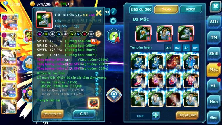 MÃ : #TTS5174 - SV 987 - TOP31 V12 - 12K KC - HOOH DYNAMAX WHITE DYNAMAX BLACK UNVOA PALKIA BC NHIỀU PET BÁ CHỦ QUÁ NGON