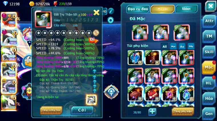 MÃ : #TTS5174 - SV 987 - TOP31 V12 - 12K KC - HOOH DYNAMAX WHITE DYNAMAX BLACK UNVOA PALKIA BC NHIỀU PET BÁ CHỦ QUÁ NGON