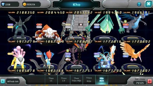 MÃ : #TTS5172 - SV 1550 - TOP 45 - V15 - CHIM SẮT BÁ CHỦ DYNAMAX HOOH CỘNG HƯỞNG KORAIDON BÁ CHỦ DRAK HOOH BÁ CHỦ NHIỀU PET HT