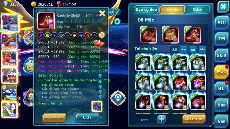 MÃ : #TTS5172 - SV 1550 - TOP 45 - V15 - CHIM SẮT BÁ CHỦ DYNAMAX HOOH CỘNG HƯỞNG KORAIDON BÁ CHỦ DRAK HOOH BÁ CHỦ NHIỀU PET HT