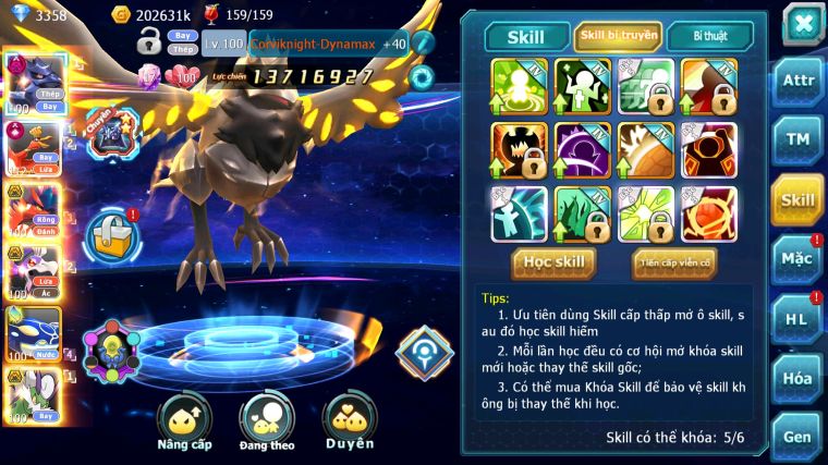 MÃ : #TTS5172 - SV 1550 - TOP 45 - V15 - CHIM SẮT BÁ CHỦ DYNAMAX HOOH CỘNG HƯỞNG KORAIDON BÁ CHỦ DRAK HOOH BÁ CHỦ NHIỀU PET HT