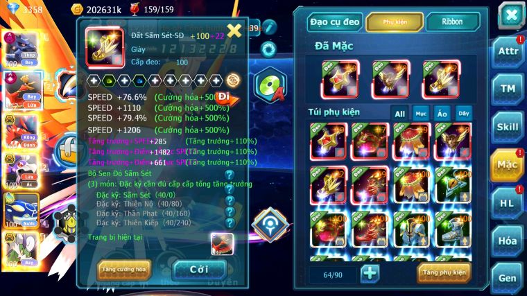 MÃ : #TTS5172 - SV 1550 - TOP 45 - V15 - CHIM SẮT BÁ CHỦ DYNAMAX HOOH CỘNG HƯỞNG KORAIDON BÁ CHỦ DRAK HOOH BÁ CHỦ NHIỀU PET HT