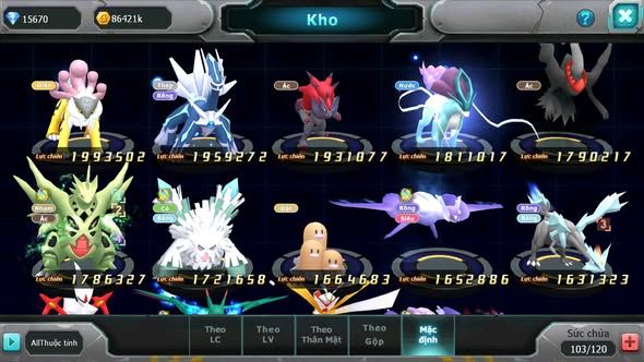 MÃ : #TTS5199 - S1693 -V10 - 15K KC - HOOH DYNAMXA QVLD BC THẦN GIÓ BC LUGIA BC UNVOA NHIỀU PET HT