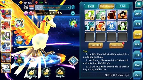 MÃ : #TTS5199 - S1693 -V10 - 15K KC - HOOH DYNAMXA QVLD BC THẦN GIÓ BC LUGIA BC UNVOA NHIỀU PET HT