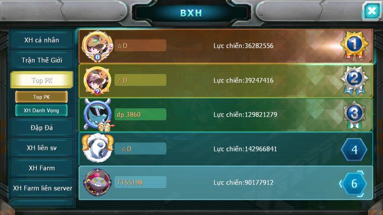 MÃ : #TTS5198 - S722 - TOP 6 - V15 - HOOH CỘNG HƯỞNG DYNAMAX HOOPA BÁ CHỦ RAYQUAZA BC NHIỀU PET HT BUILD KHỎE CHO AE