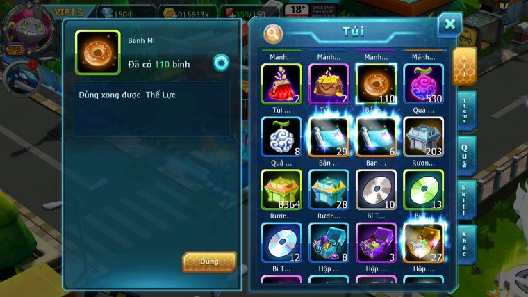 MÃ : #TTS5198 - S722 - TOP 6 - V15 - HOOH CỘNG HƯỞNG DYNAMAX HOOPA BÁ CHỦ RAYQUAZA BC NHIỀU PET HT BUILD KHỎE CHO AE