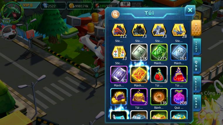 MÃ : #TTS5196 - S1445 - V8 - 1K6 SÁCH - PALKIA CỘNG HƯỞNG HOOH BÁ CHỦ WHITE BC KYOGRE BC CẶP LATI BC THẦN GIÓ BC